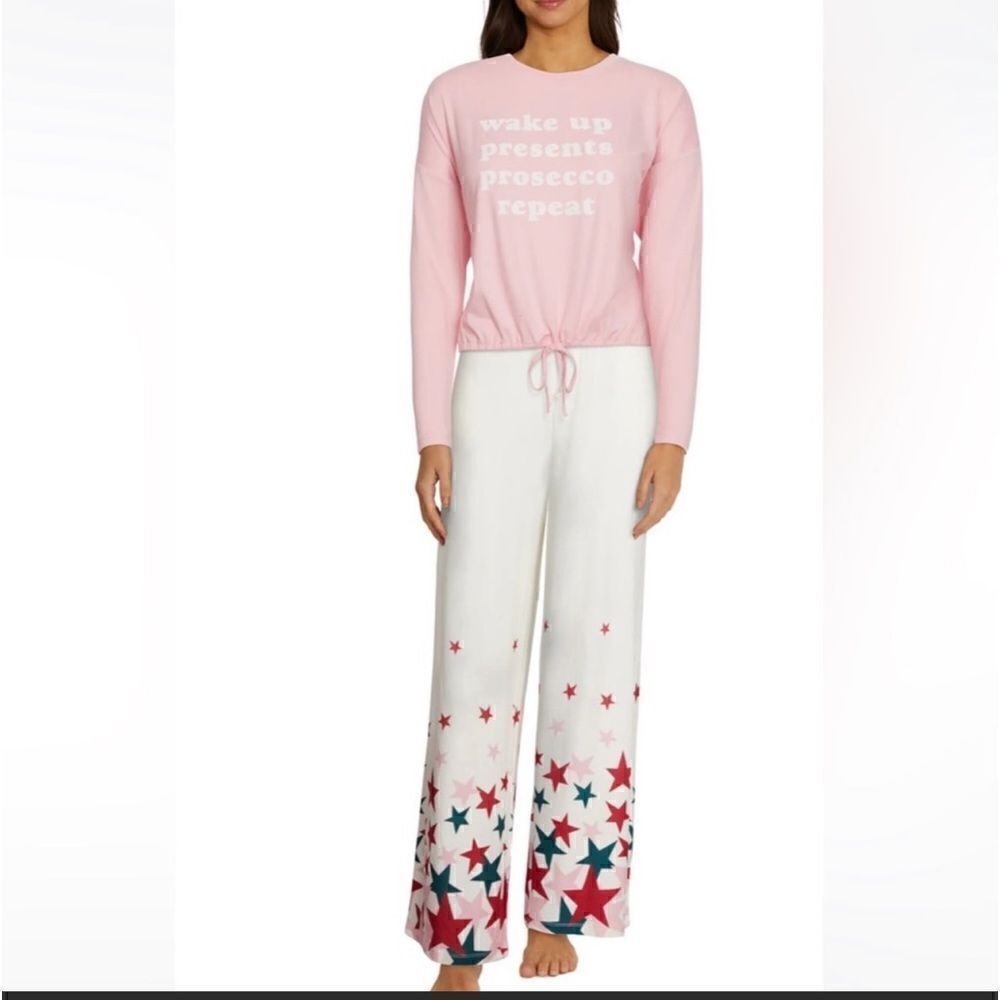 Wildfox Wake Up Prosecco Pajamas Set.Size M